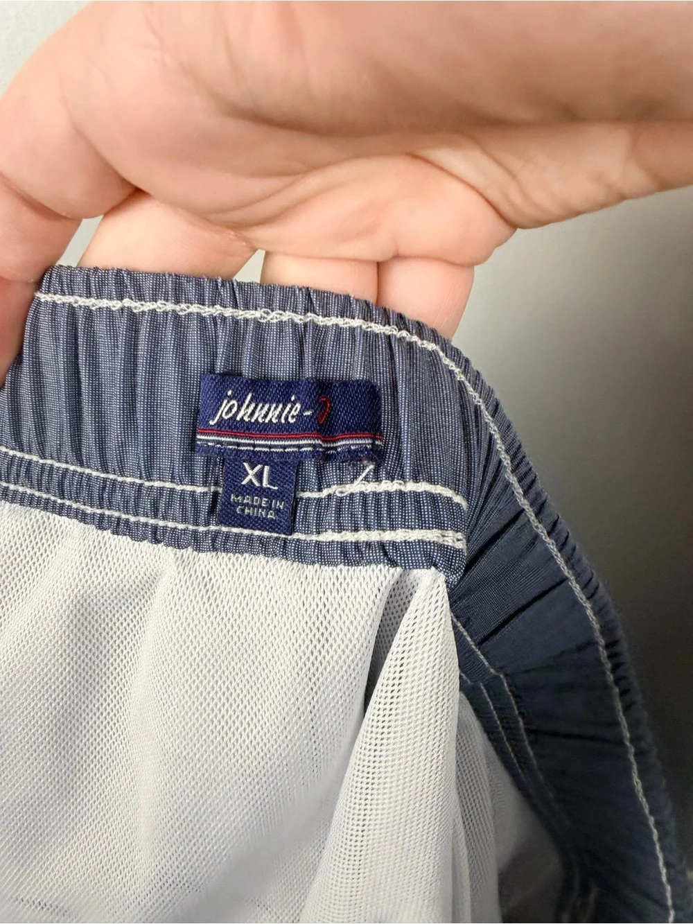 JOHNNIE-O LOBOS HALF ELASTIC SWIM TRUNK IN HELIOS BLUE SZ XL